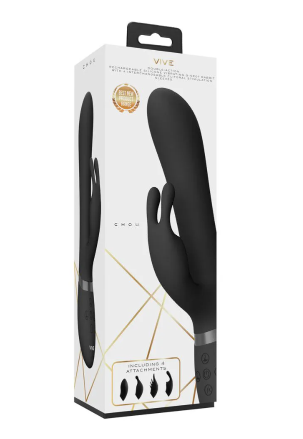 Vive Chou Rabbit Stimulator With Attachments