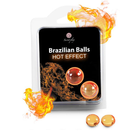 SecretPlay 2pk Brazilian Balls - Hot Effect packaging