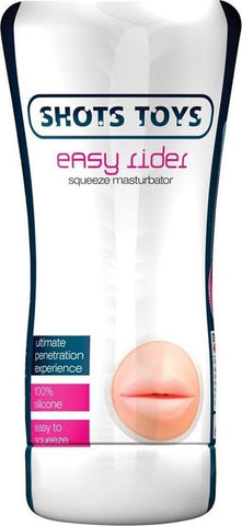 Shots Toys Easy Rider Squeeze Masturbator Mouth tub