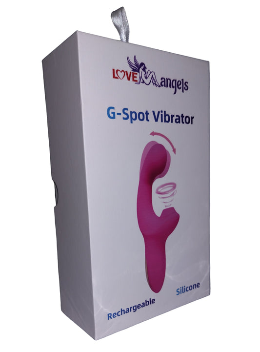 Sucking And Tapping G-Spot Vibrator box