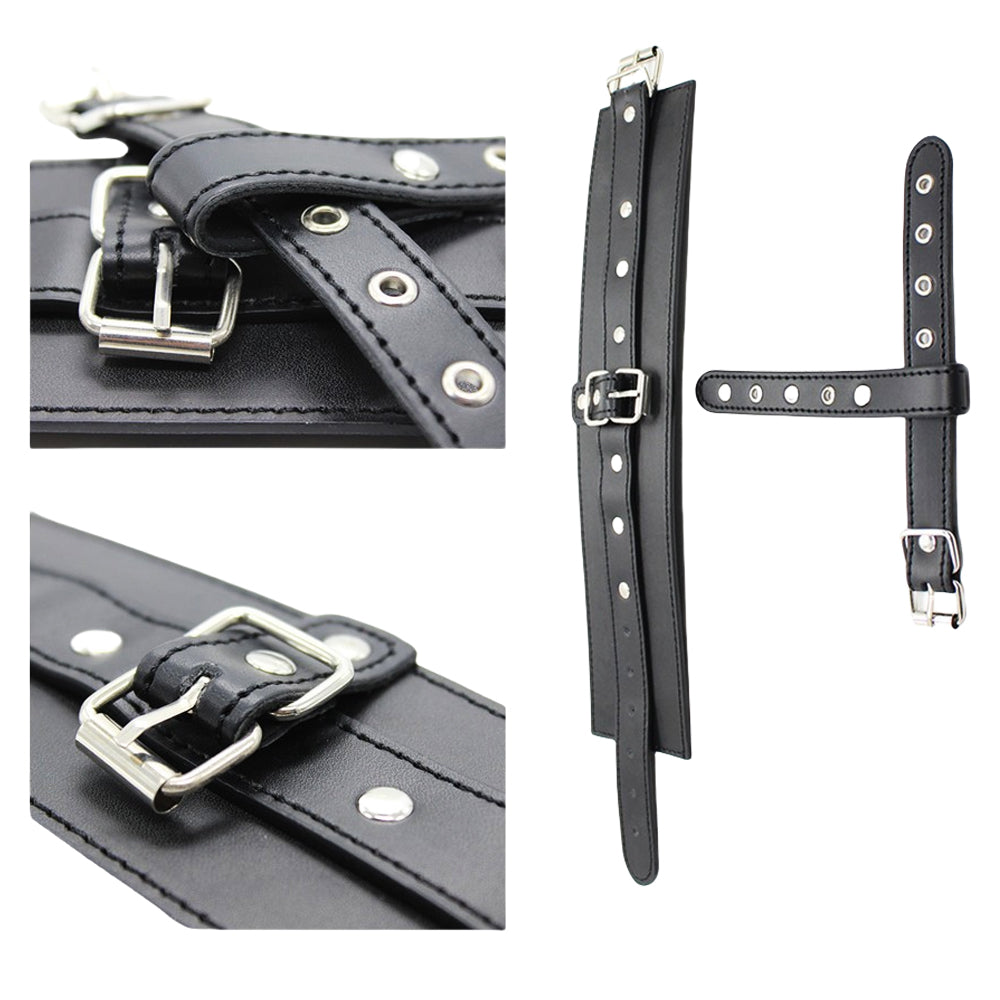 Loveangels PU Leather Adjustable Cuffs With  Loops