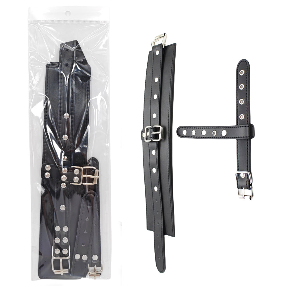 Loveangels PU Leather Adjustable Cuffs With  Loops