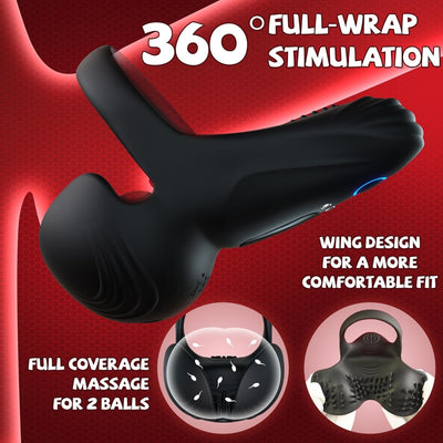 Loveangels Apex Core App Controlled Vibrating Cock Ring With Ball Holder