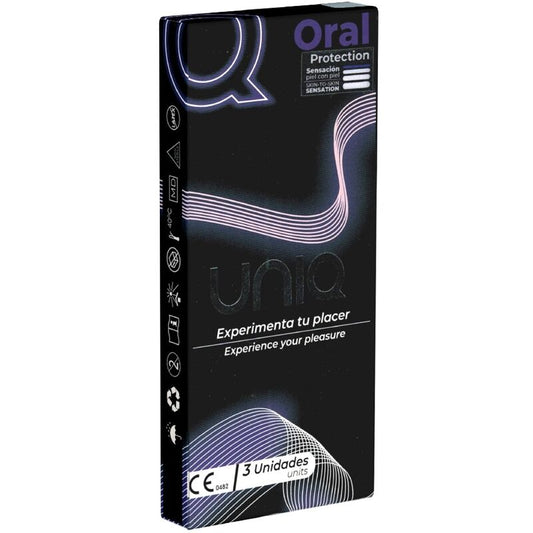 Uniq 3pk Latex Free Oral Dam