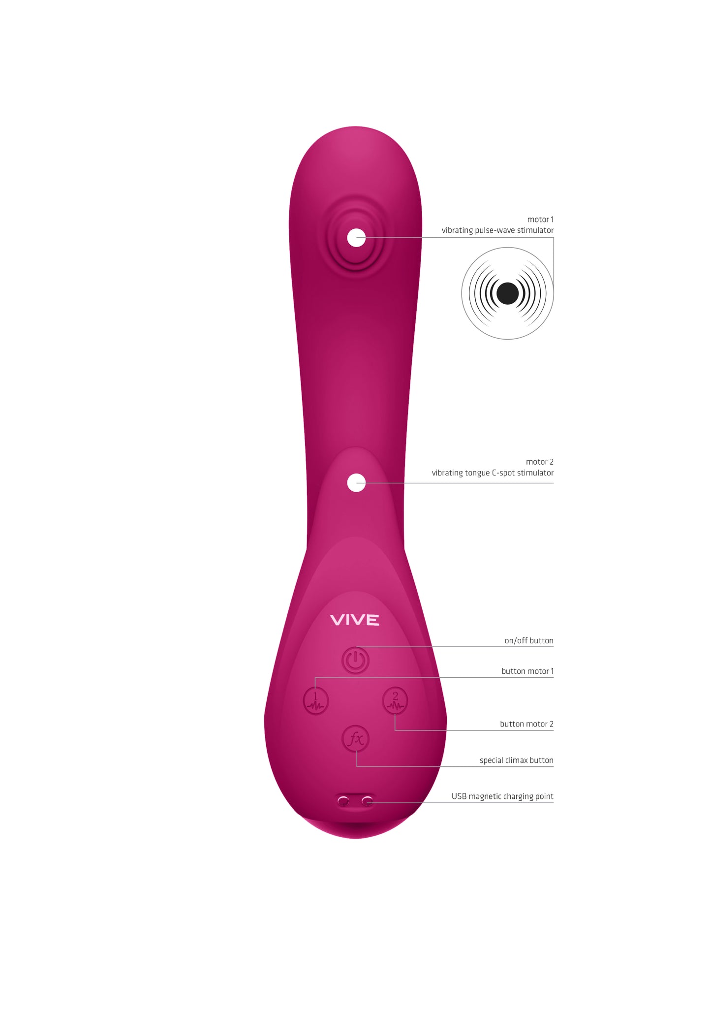 Vive Miki - Pulse Wave & Flickering G-Spot Vibrator