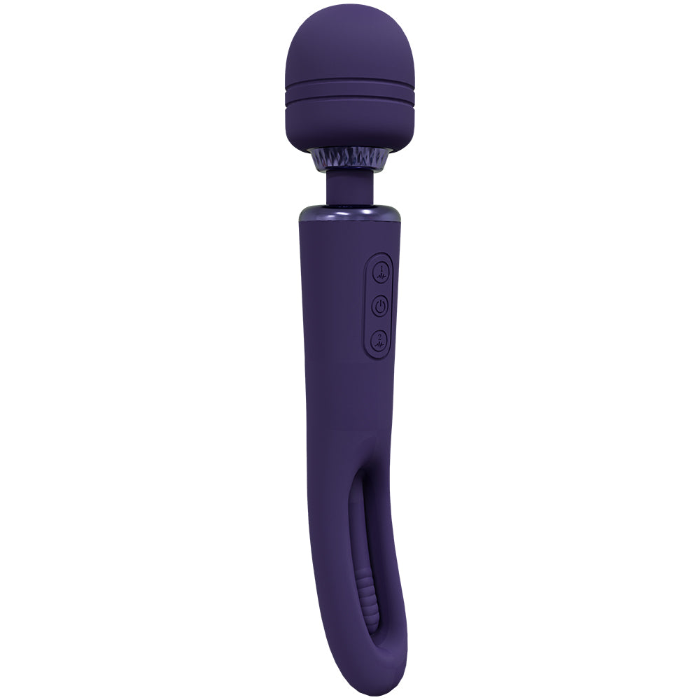Kiku Rechargeable Double Ended Wand with Innovative G Spot Flapping Stimulator
