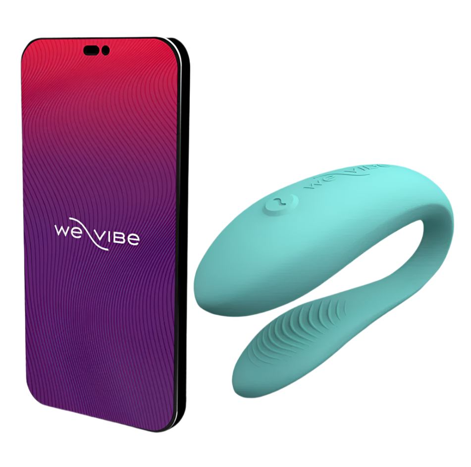 We-Vibe Sync Lite blue with phone