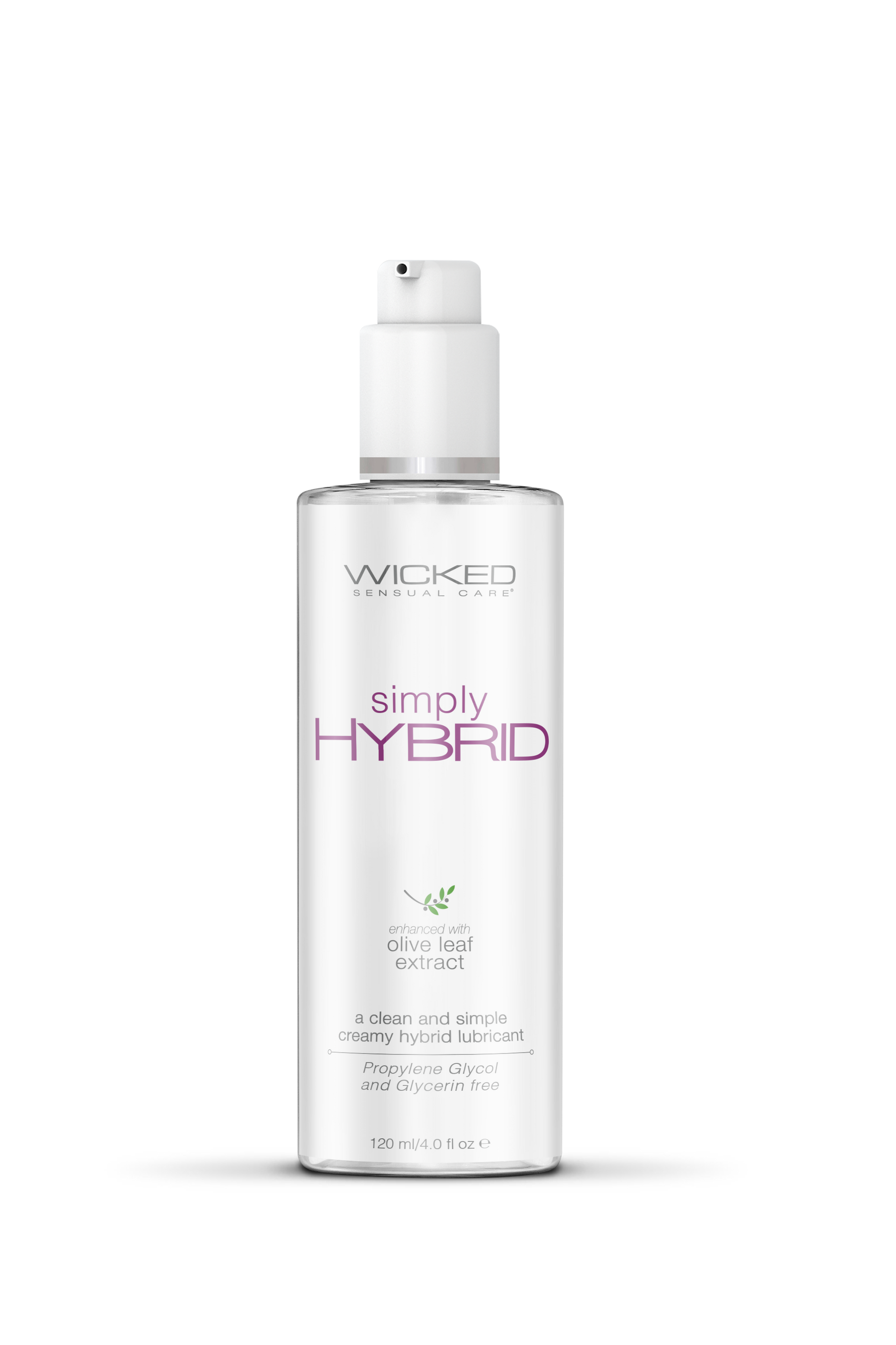 Wicked Simply Hybrid Lubricant 120ml bottle front