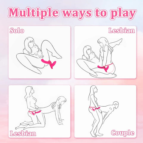 Loveangels Dual Ended Rechargeable Vibrating Solid Strap On With Remote