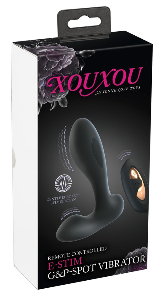 XouXou E-Stim G&P-Spot Vibrator With Remote box