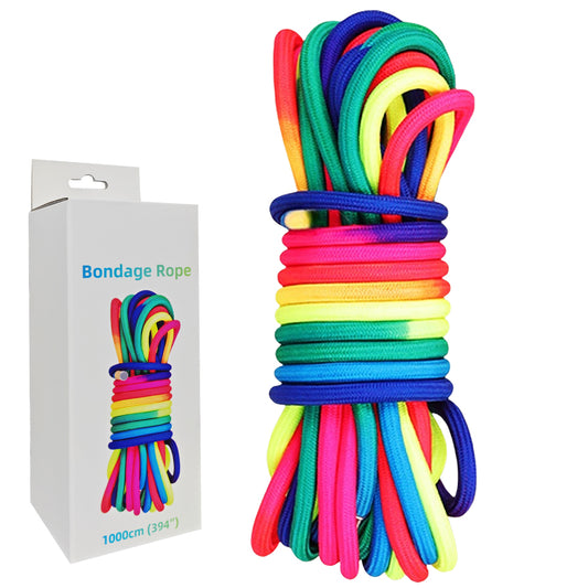Loveangels Rainbow Cotton Bondage Rope 10m