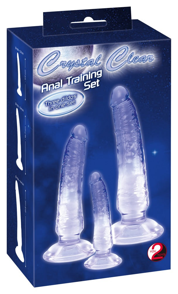 You2Toys Crystal Clear Dildo Training Set box