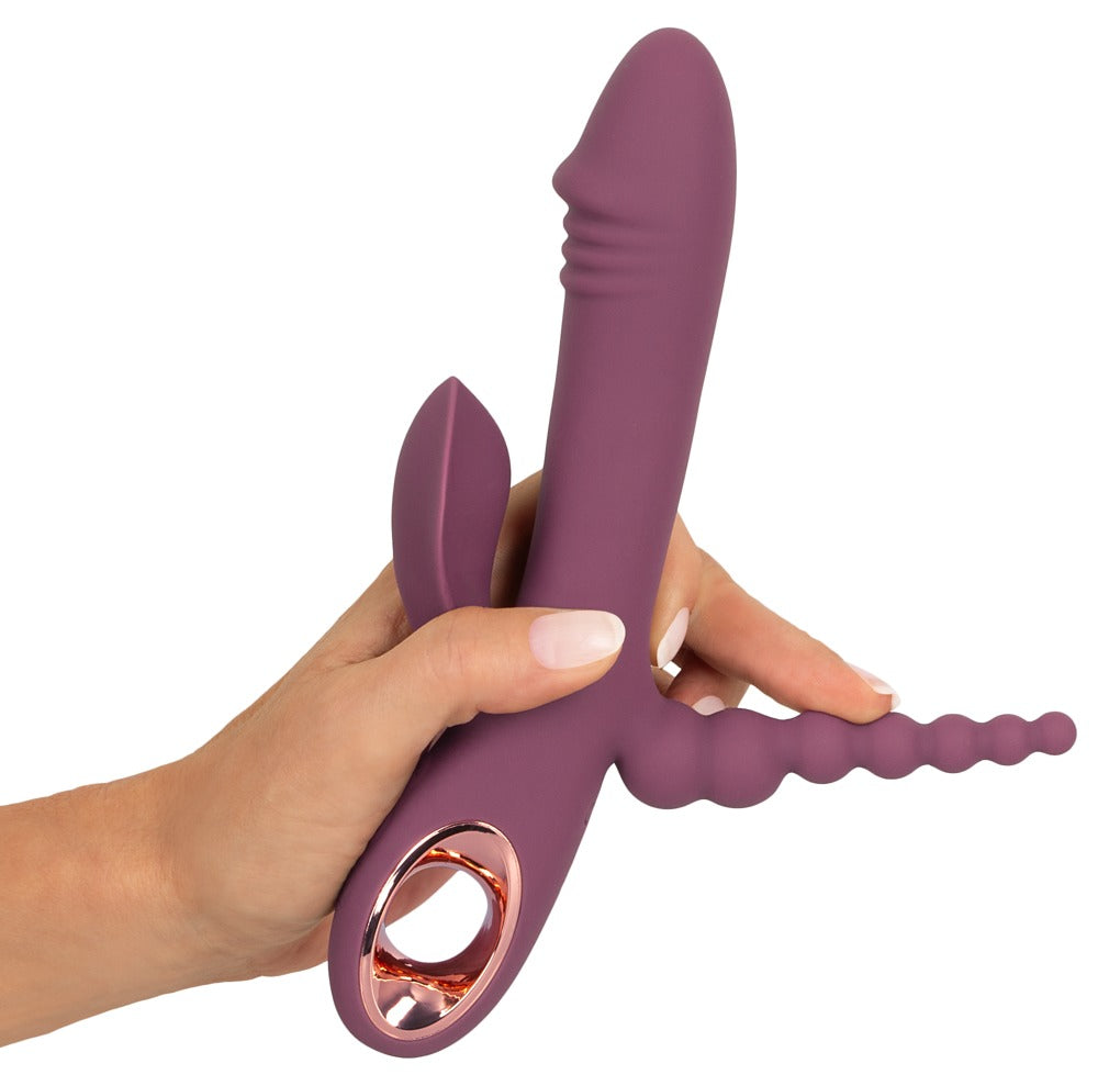 You2Toys Slim Triple Plum flexible