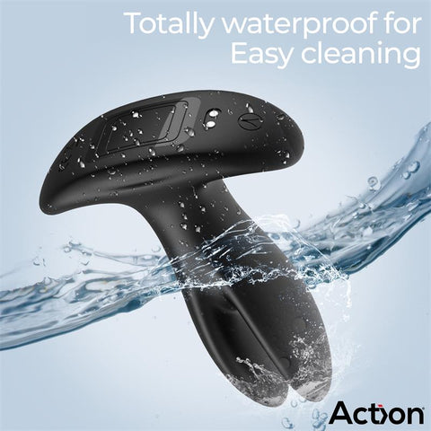 Action Pinsy Expandable Butt Plug With Remote Control - Loveangels