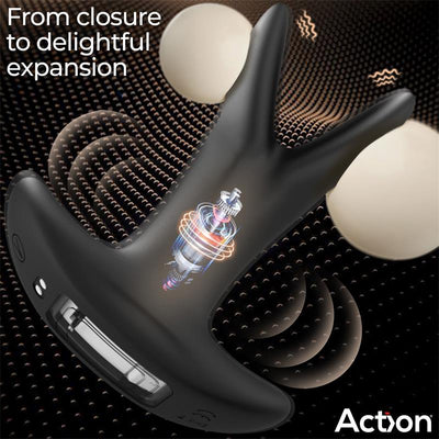Action Pinsy Expandable Butt Plug With Remote Control - Loveangels
