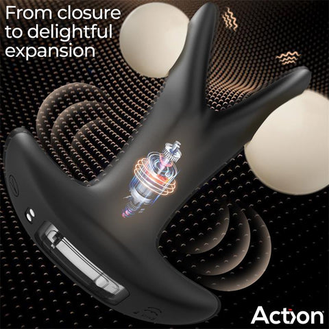 Action Pinsy Expandable Butt Plug With Remote Control - Loveangels