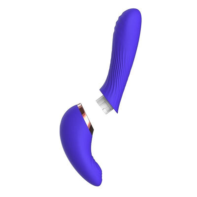Action Rayden Detachable Rotating Beads Vibrator With Pulsation - Loveangels