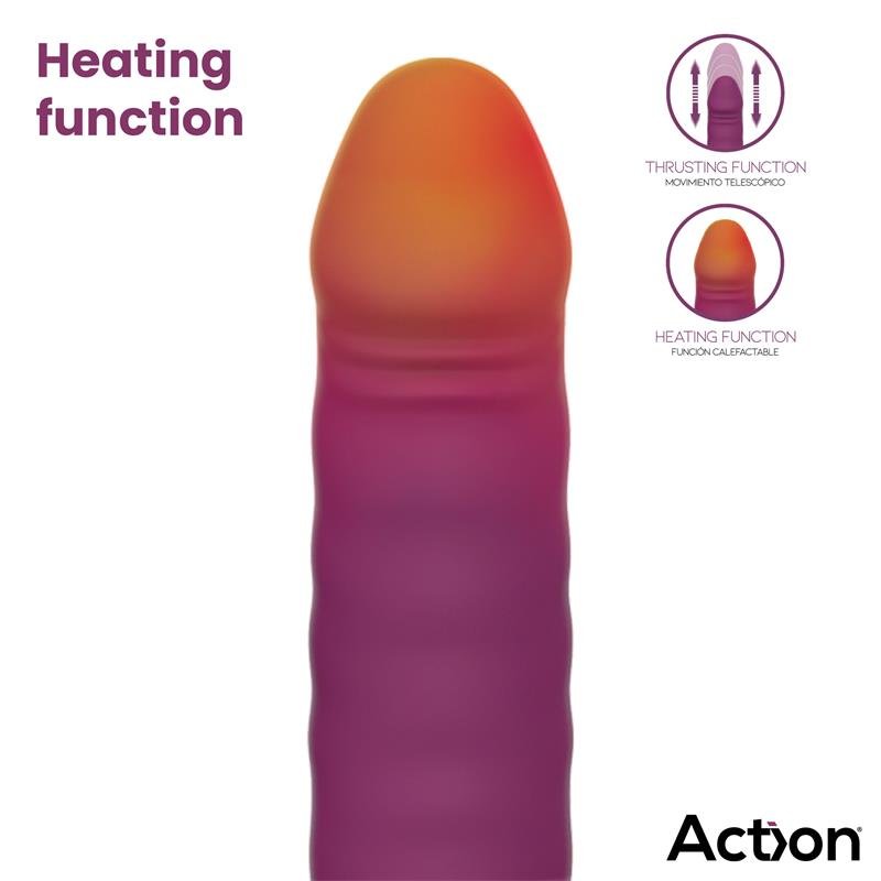 Action Roxer Vibrating, Heating and Thrusting Machine With Remote Control - Loveangels