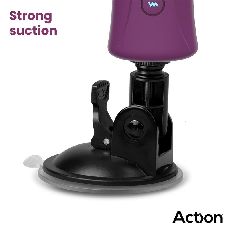 Action Roxer Vibrating, Heating and Thrusting Machine With Remote Control - Loveangels