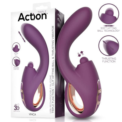 Action Vinca Soft Hitting Ball With Thrusting And Vibration - Loveangels