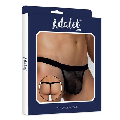 Adalet Titan Men's Fishnet Thong Size S/M - Loveangels
