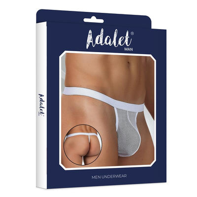 Adalet Titan Men's Fishnet Thong Size S/M - Loveangels
