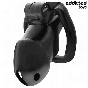 Addicted Toys Locked - Midnight Cell Penis Cage Size Small 4.8 cm - Loveangels