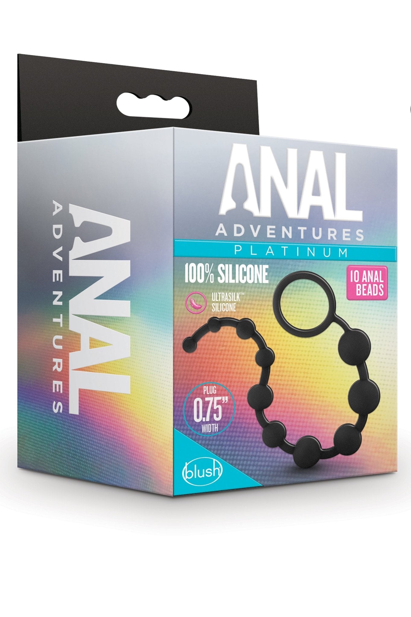 Anal Adventures Platinum Anal Beads - Loveangels