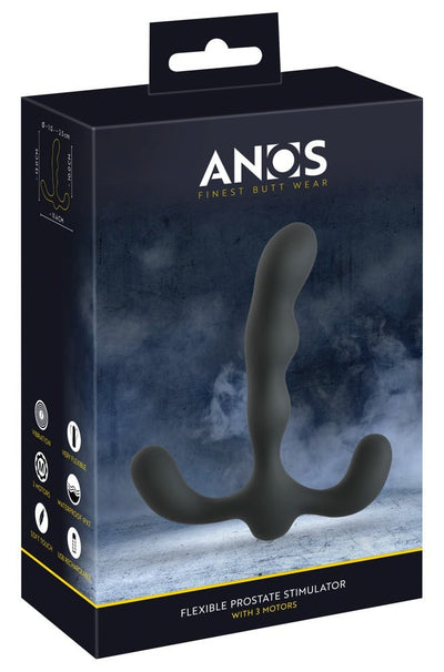 Anos Flexible Prostate Stimulator with 3 Motors - Loveangels