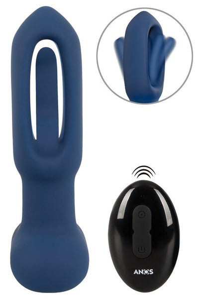 Anos Remote Control Flickering Tongue Butt Plug - Loveangels