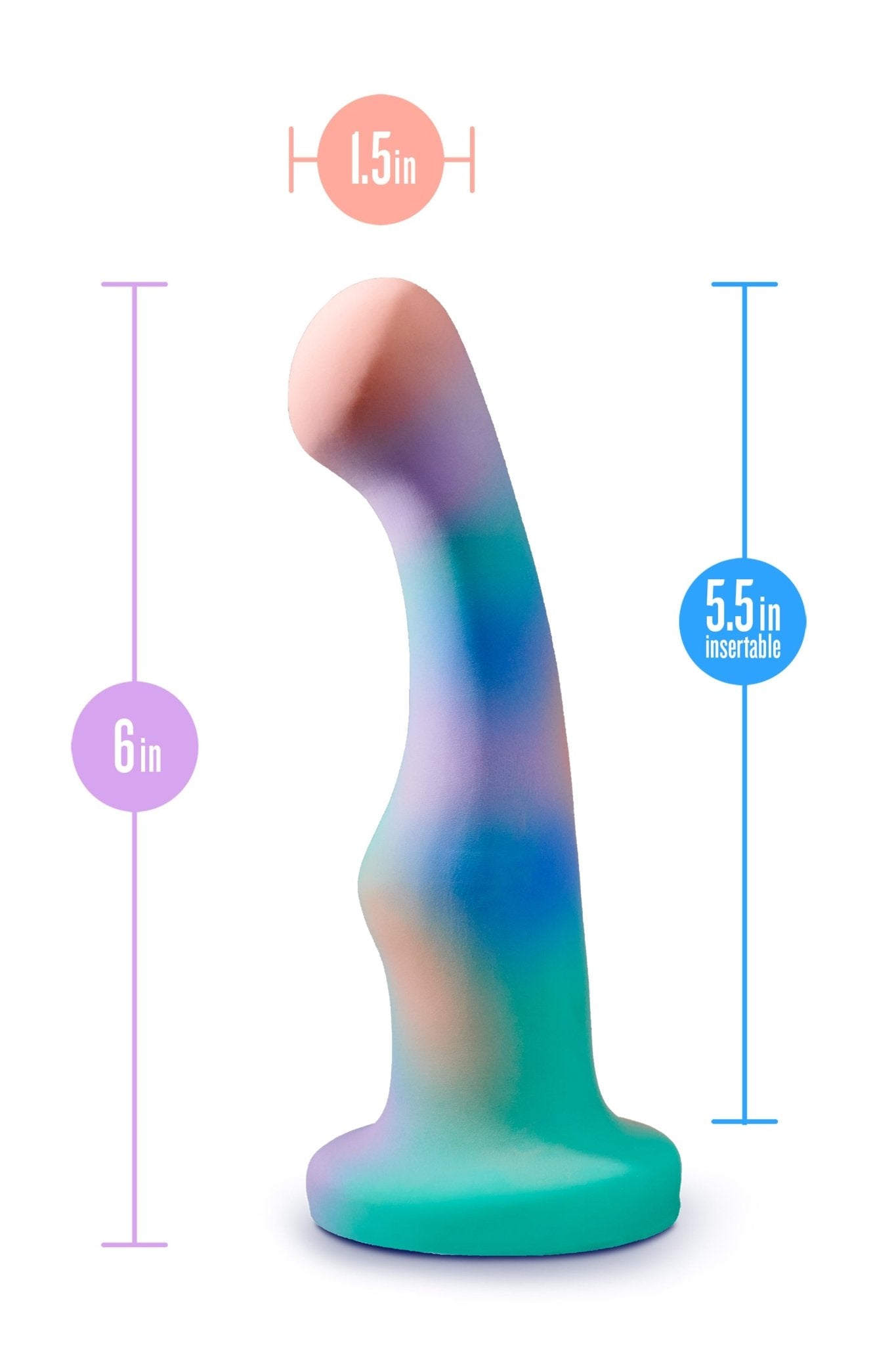 Avant Opal Dreams Aqua 15.5cm Dildo - Loveangels