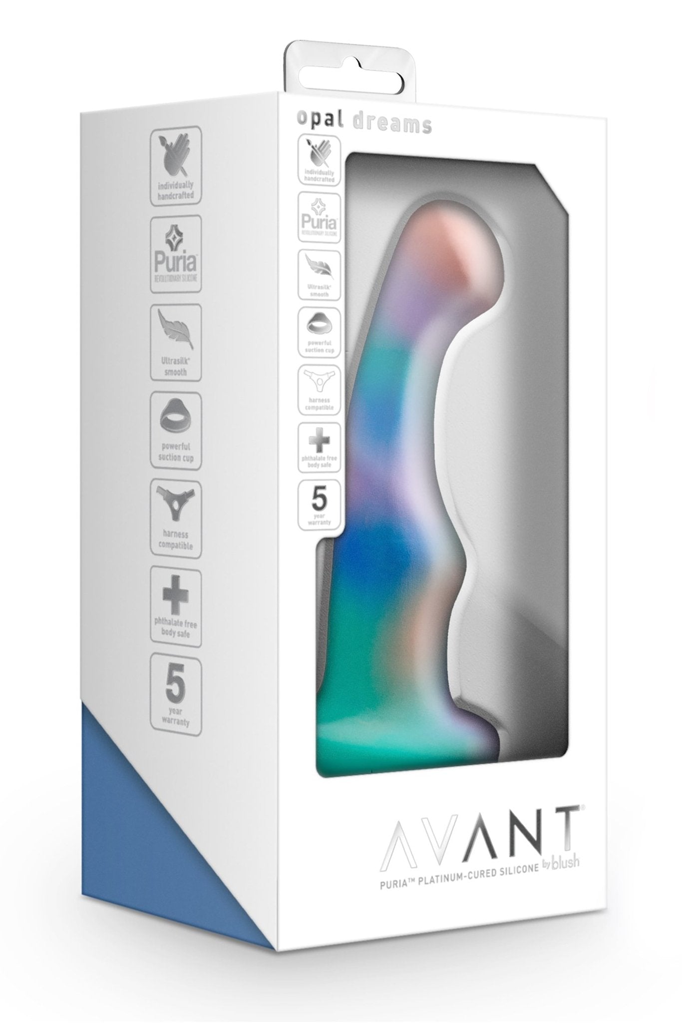 Avant Opal Dreams Aqua 15.5cm Dildo - Loveangels