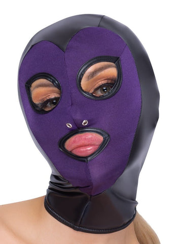 Bad Kitty Purple Head Mask - Loveangels