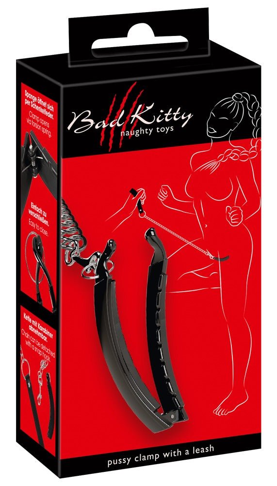 Bad Kitty Pussy Clamp With Leash - Loveangels
