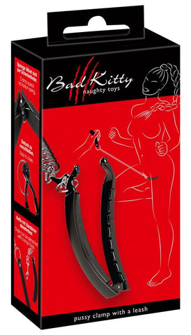 Bad Kitty Pussy Clamp With Leash - Loveangels