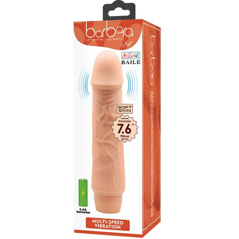 Baile Barbara Realistic Vibrator 19.5cm - Loveangels