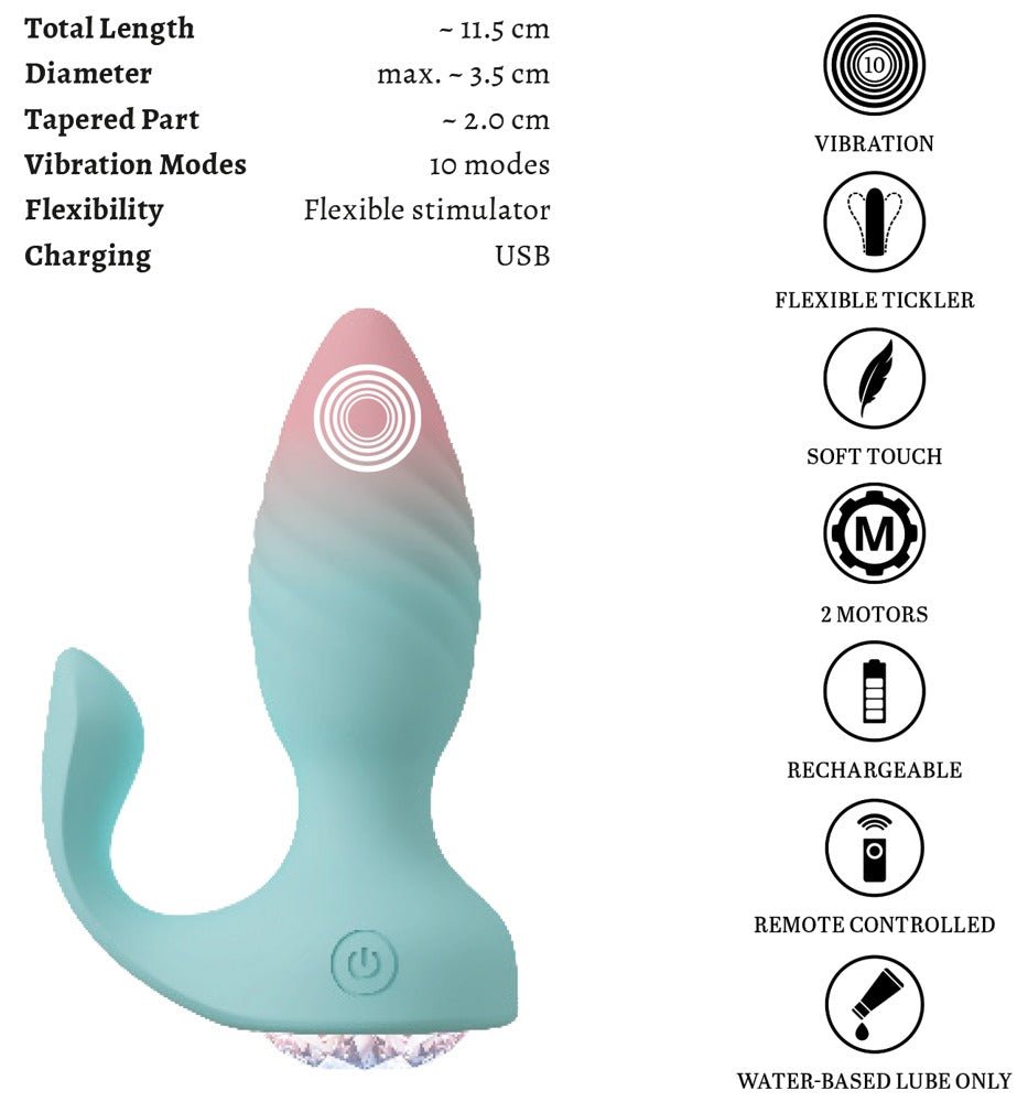 Beau Coeur Juvela Remote Control Butt Plug - Loveangels