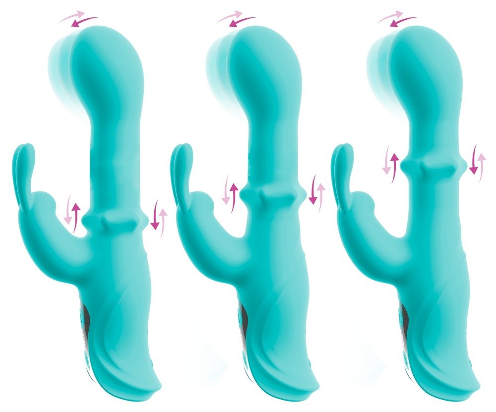 Beau Coeur Oriven Slide Ring Rabbit Vibrator - Loveangels