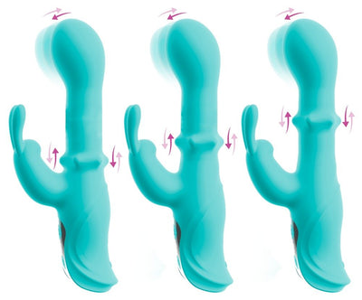 Beau Coeur Oriven Slide Ring Rabbit Vibrator - Loveangels