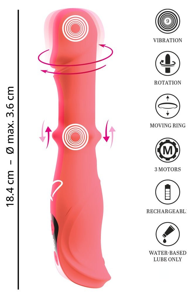 Beau Coeur Oryvia Slide Ring G-Spot Vibrator - Loveangels