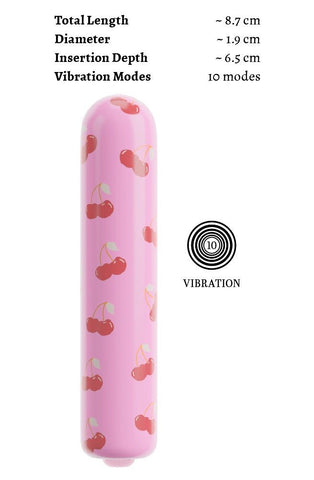 Beau Couer Cherry Mini Vibrator - Loveangels