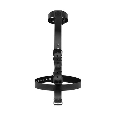 Bedroom Fantasies Collar With Body Restraining Wrist Cuffs - Loveangels