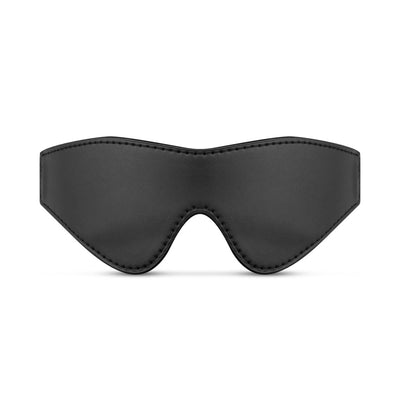 Bedroom Fantasies Faux Leather Blindfold - Loveangels