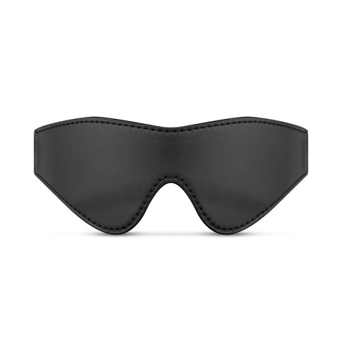 Bedroom Fantasies Faux Leather Blindfold - Loveangels