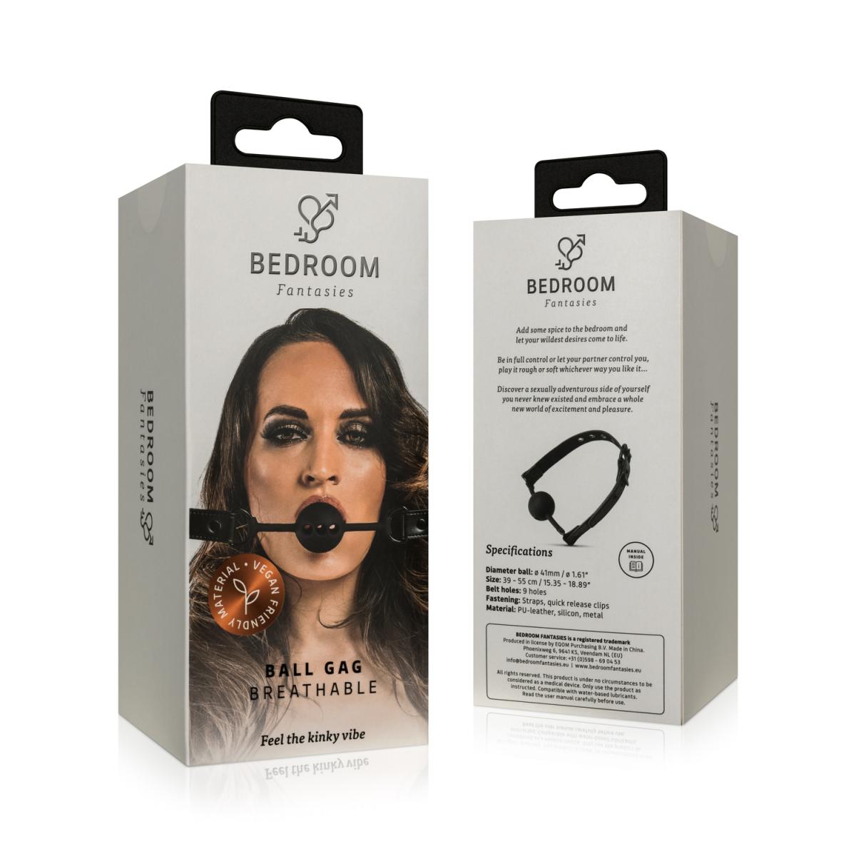 Bedroom Fantasies Silicone Ball Gag - Loveangels