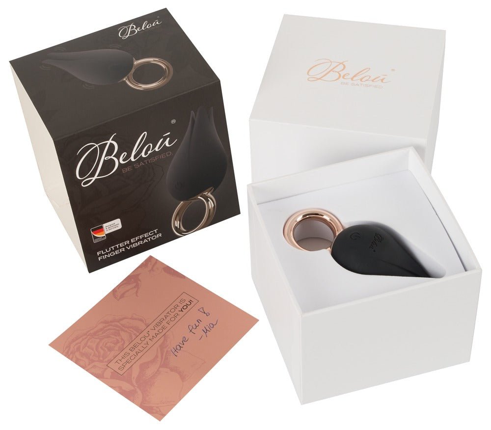 Belou Flutter Effect Finger Vibrator - Loveangels