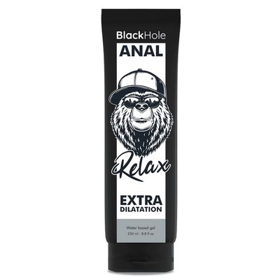 Black Hole Water Based Gel with Extra Dilation 250ml - Loveangels