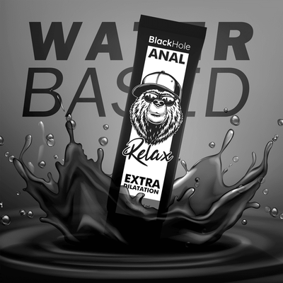 Black Hole Water Based Gel with Extra Dilation 250ml - Loveangels