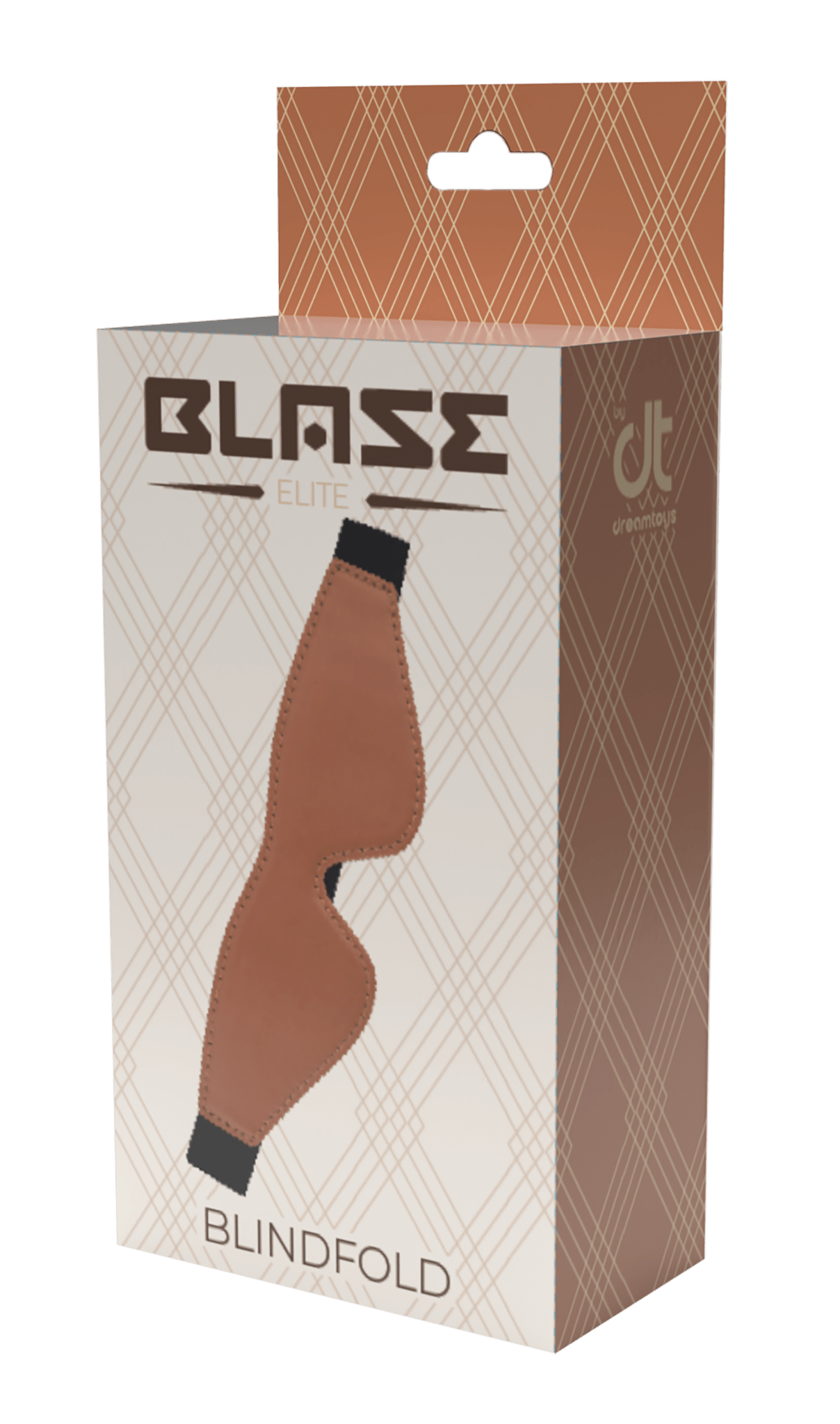 Blaze Elite Cognac Vegan Leather Eye Mask - Loveangels