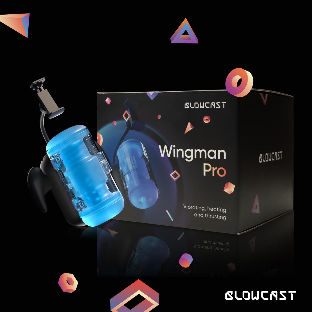 Blowcast Wingman Pro Automatic Masturbator - Loveangels